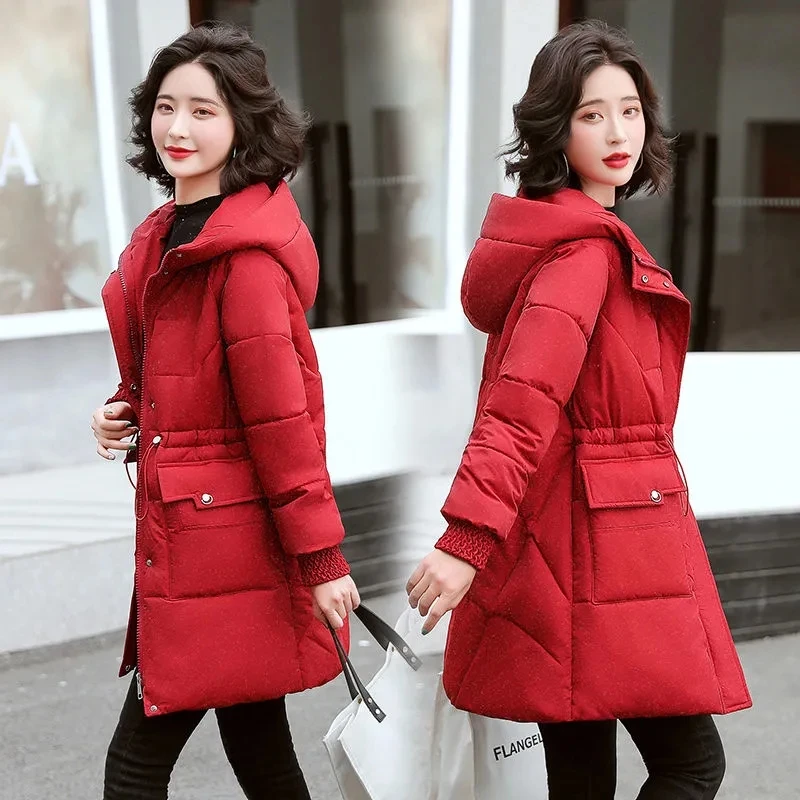 Women's Winter Jackets Women Parkas Coat Long Thicked Warm Cotton Padded Parkes New Hooded Jacket Mujer jaqueta feminina H293
Women's Winter Jackets Women Parkas Coat Long Thicked Warm Cotton Padded Parkes New Hooded Jacket Mujer jaqueta feminina H293