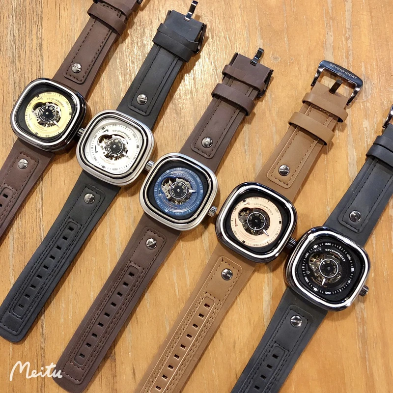 Men's Fashion Sports Mechanical Watch Sevenfriday- Hollow Waterproof Automatic Timepiece Casual Personality Calfskin Wristwatch
Men's Fashion Sports Mechanical Watch Sevenfriday- Hollow Waterproof Automatic Timepiece Casual Personality Calfskin Wristwatch