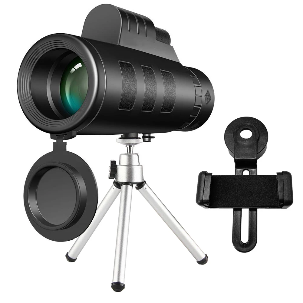40X60 Telescope Monocular Monocular Binoculars Clear Weak Night Vision Pocket Telescope with Smart Phone Holder for Camping
40X60 Telescope Monocular Monocular Binoculars Clear Weak Night Vision Pocket Telescope with Smart Phone Holder for Camping