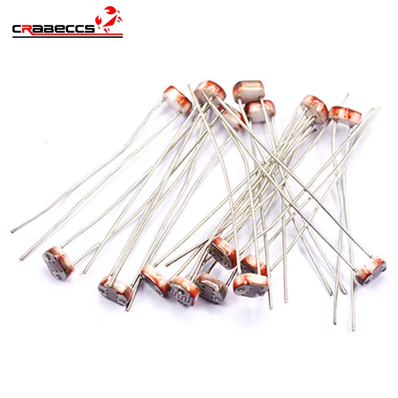 

10/20PCS/lot photoresistor GL5506 GL5516 GL5528 GL5537 GL5539 GL5547 GL5549 LDR light detection switch sensor DIY