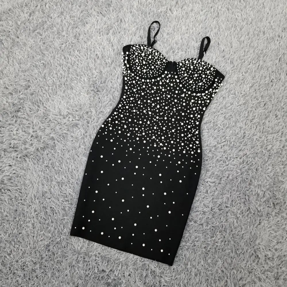 Halinfer 2020 New Arrival Women Sexy Designer Beading Black Bandage Dress Ladies Elegant Prom Bodycon Party Dress Vestido
Halinfer 2020 New Arrival Women Sexy Designer Beading Black Bandage Dress Ladies Elegant Prom Bodycon Party Dress Vestido