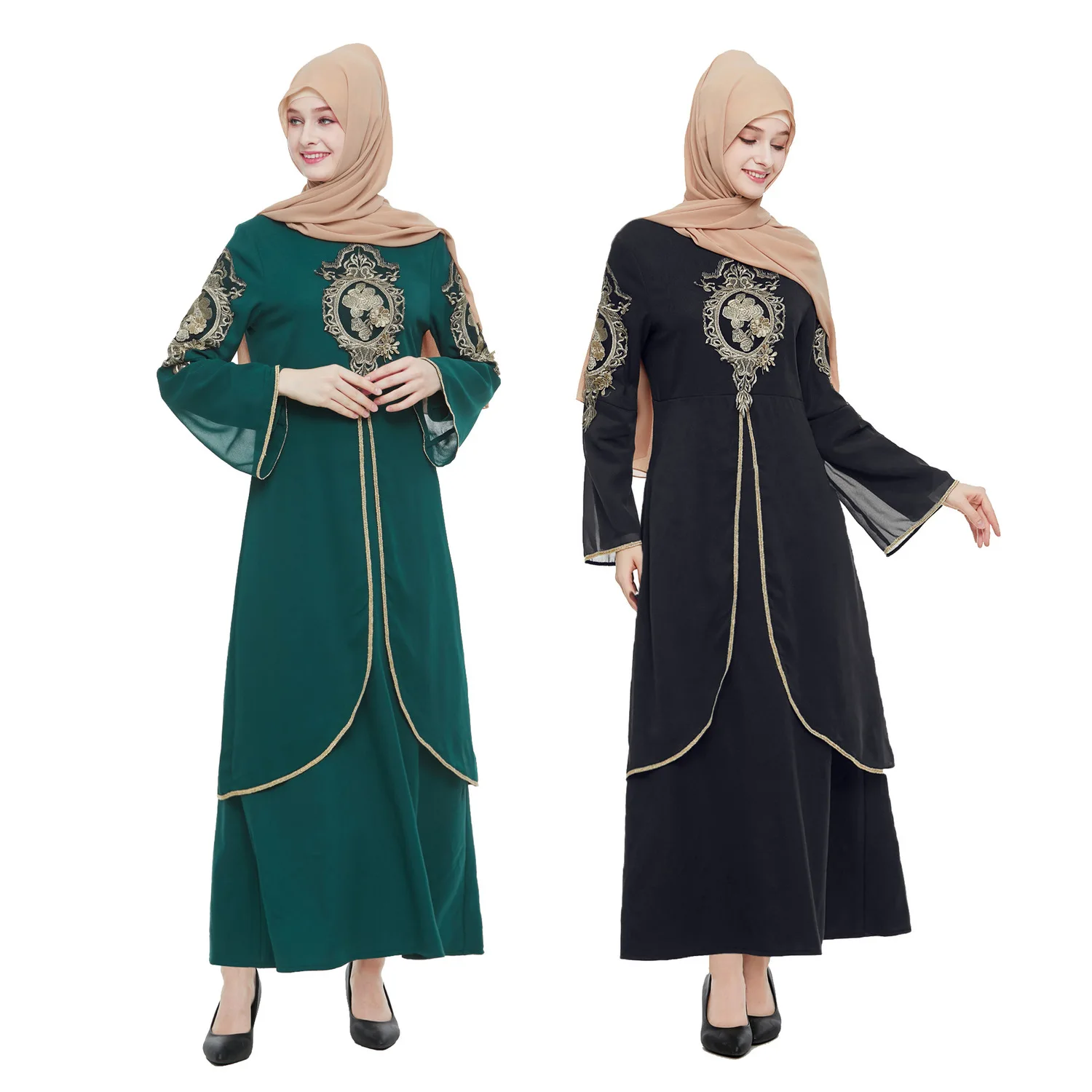 Elegant Muslim Embroidery Abaya Ethnic Maxi Dress Cardigan Long Robe Kimono Jubah Ramadan Eid Arabic Dubai Caftan Islamic Prayer
Elegant Muslim Embroidery Abaya Ethnic Maxi Dress Cardigan Long Robe Kimono Jubah Ramadan Eid Arabic Dubai Caftan Islamic Prayer