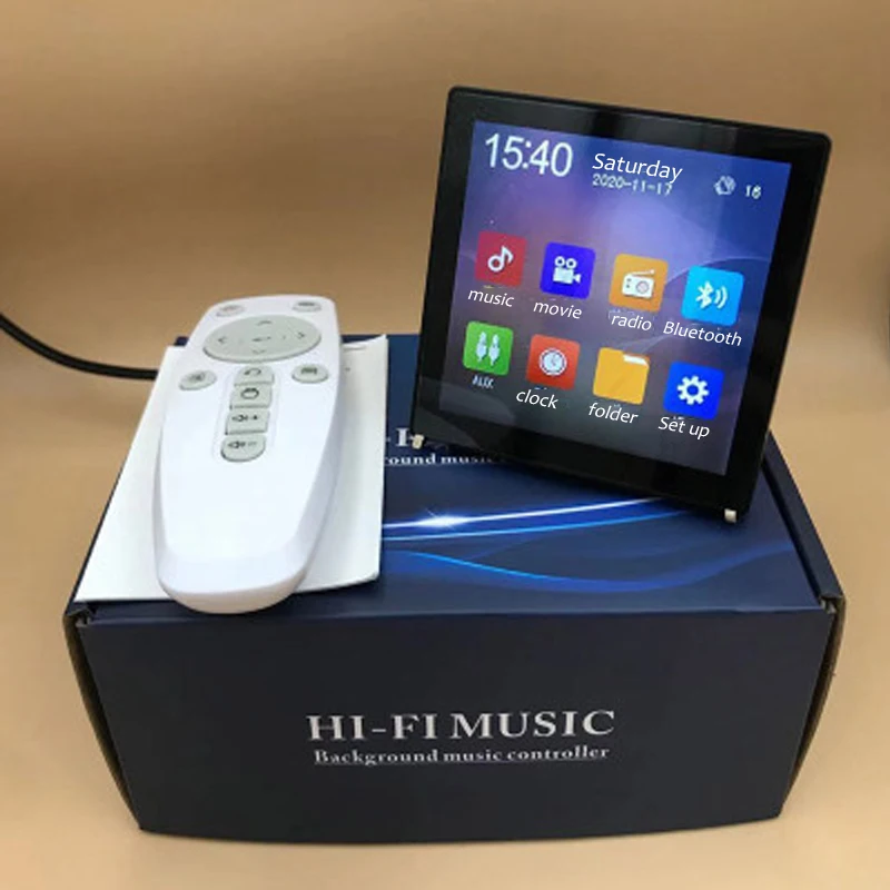 Anjielosmart Tuya WIFI 4 inch Background Music Control IPS Touch Screen to Play Audio in Home, Restaurant, Hotel and Bar
Anjielosmart Tuya WIFI 4 inch Background Music Control IPS Touch Screen to Play Audio in Home, Restaurant, Hotel and Bar