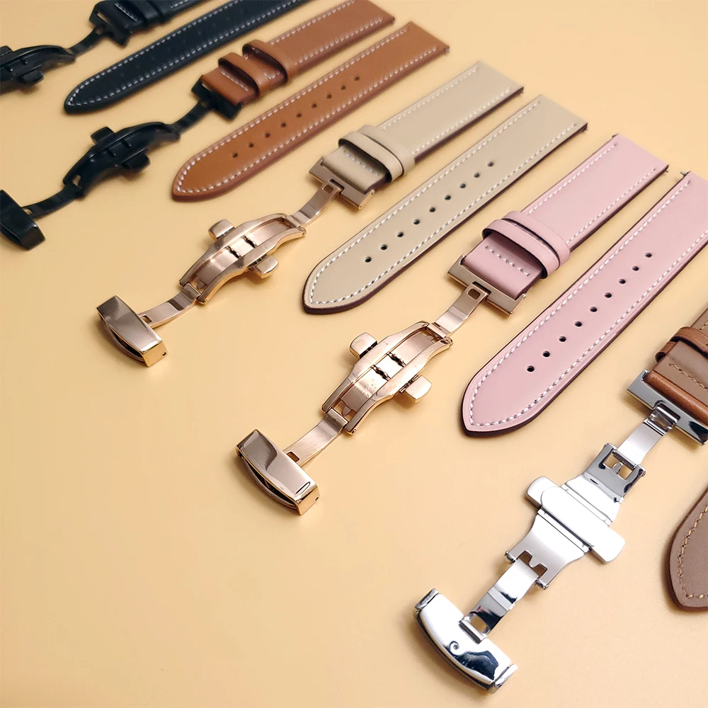 For Samsung Galaxy Watch3 45mm Band Watchbands For Samsung Galaxy Watch 3 41mm Bracelet Butterfly buckle Genuine Leather Strap
For Samsung Galaxy Watch3 45mm Band Watchbands For Samsung Galaxy Watch 3 41mm Bracelet Butterfly buckle Genuine Leather Strap