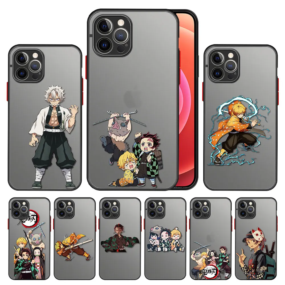 Demon Slayer Cases For iPhone 11 12 Pro Max Phone Case Skin Feel Matte XS XR X 7 8 Plus 6 6s + Translucent Frosted Cover Shell
Demon Slayer Cases For iPhone 11 12 Pro Max Phone Case Skin Feel Matte XS XR X 7 8 Plus 6 6s + Translucent Frosted Cover Shell