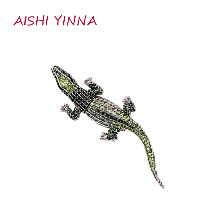 AISHI YINNA Big Crocodile Brooch Men's Suit Animal Corsage Suit Business Pin Decoration Accessories Trend Wild New Jewelry
AISHI YINNA Big Crocodile Brooch Men's Suit Animal Corsage Suit Business Pin Decoration Accessories Trend Wild New Jewelry