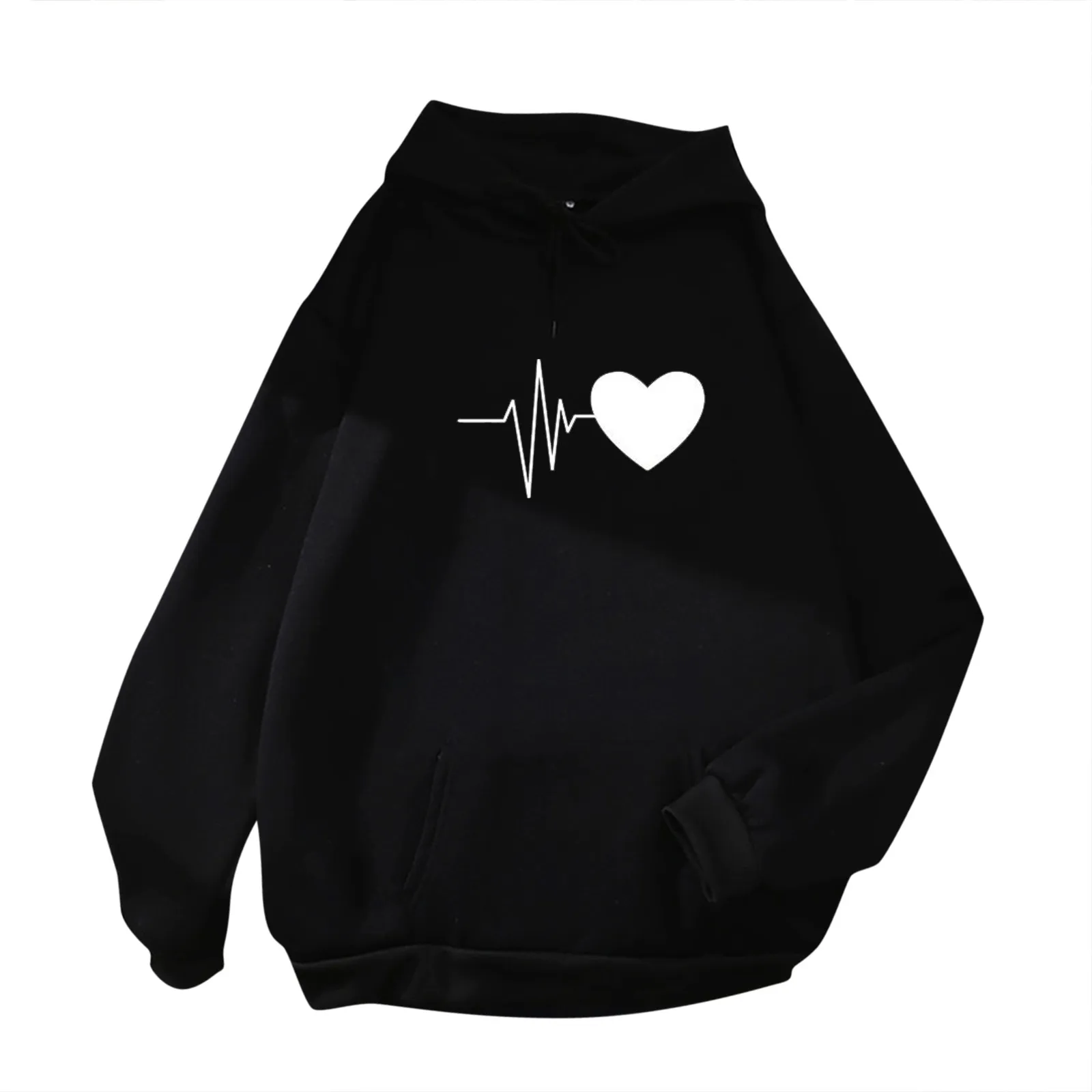 Hoodies Women's Fashion Casual Heart Print Hooded Sweatshirt Loose Sports Tops Pullover With Pocket Vintage Graphic Sweatshirts
Hoodies Women's Fashion Casual Heart Print Hooded Sweatshirt Loose Sports Tops Pullover With Pocket Vintage Graphic Sweatshirts