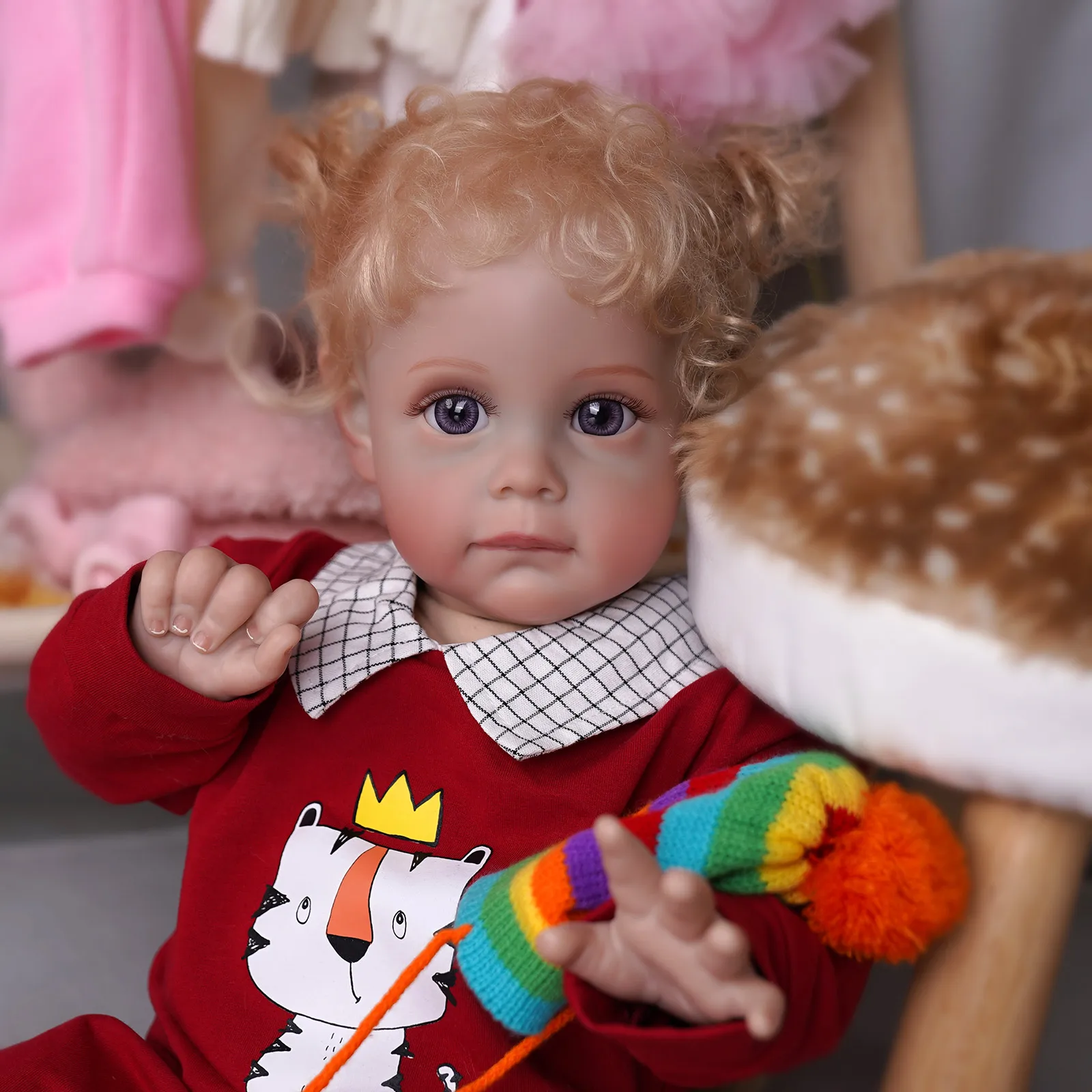 RSG 22 Inches 56cm Realistic Newborn Baby Doll Bebe Reborn Dolls Maggi Soft Cloth Silicone Body Christmas Children Gift
RSG 22 Inches 56cm Realistic Newborn Baby Doll Bebe Reborn Dolls Maggi Soft Cloth Silicone Body Christmas Children Gift