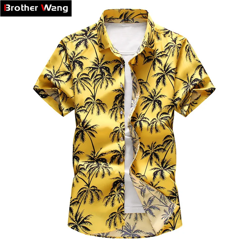 2020 Summer New Men's Floral Shirt Casual Classic Style Hawaiian Short Sleeve Shirt Male Brand Clothes Plus Size 5XL 6XL 7XL
2020 Summer New Men's Floral Shirt Casual Classic Style Hawaiian Short Sleeve Shirt Male Brand Clothes Plus Size 5XL 6XL 7XL
