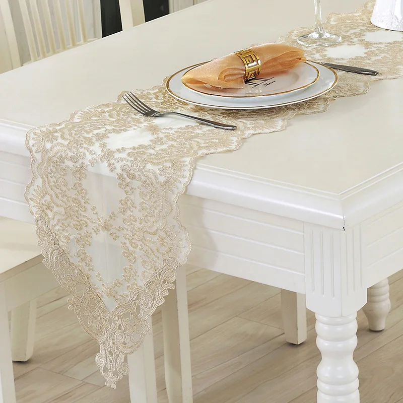 Hot New European Style Table Runner White Lace Table Runner Luxury Dinning Tea Table Cloth Wedding Table Decoration Home Textile
Hot New European Style Table Runner White Lace Table Runner Luxury Dinning Tea Table Cloth Wedding Table Decoration Home Textile