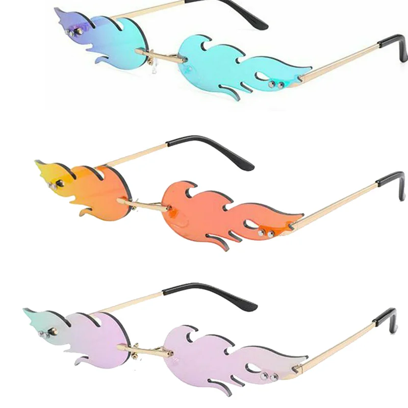 2021 New Metal Fashion Sunglasses Flame Frame Sun Glasses Daily Wear Beach Party Decoration Sunglasses Women Men Oculos De Sol
2021 New Metal Fashion Sunglasses Flame Frame Sun Glasses Daily Wear Beach Party Decoration Sunglasses Women Men Oculos De Sol