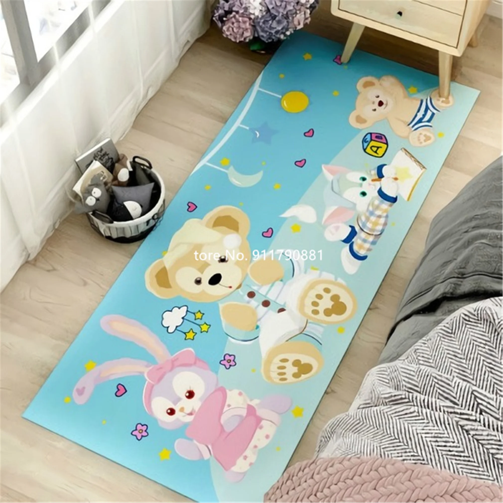 Disney Star Delu Duffy Cute Cartoon Printed Non-slip Carpet Children Adult Home Bedroom Living Room Decor Crawl Mat Play Mat
Disney Star Delu Duffy Cute Cartoon Printed Non-slip Carpet Children Adult Home Bedroom Living Room Decor Crawl Mat Play Mat