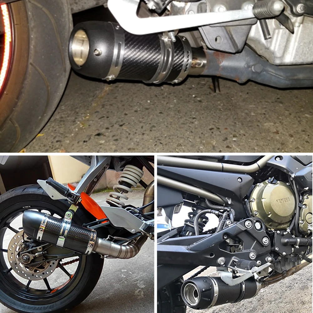ZS Racing Universal Motorcycle Real Carbon Fiber Slip On Exhaust Muffler Pipe Escape With DB Killer Leovince Sticker
ZS Racing Universal Motorcycle Real Carbon Fiber Slip On Exhaust Muffler Pipe Escape With DB Killer Leovince Sticker
