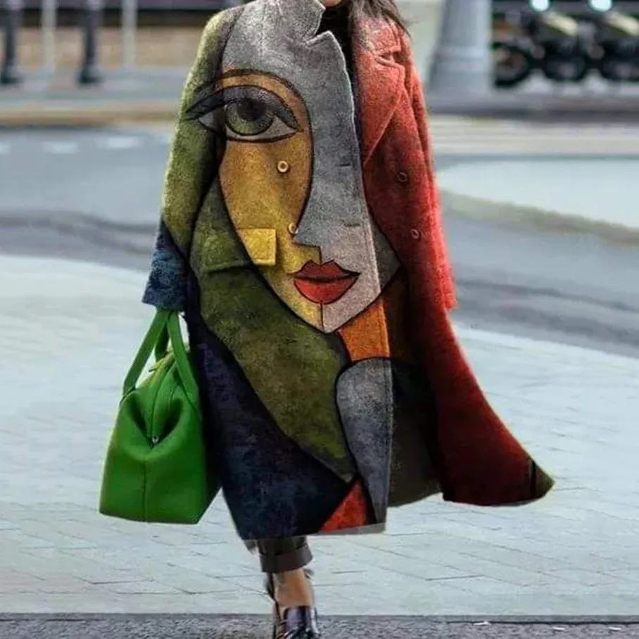 2021 Winter Vintage Printed Women Jacket Coat Casual Loose Turn-down Collar Woman Coat Fashion Single Breasted Warm Cotton Coats
2021 Winter Vintage Printed Women Jacket Coat Casual Loose Turn-down Collar Woman Coat Fashion Single Breasted Warm Cotton Coats