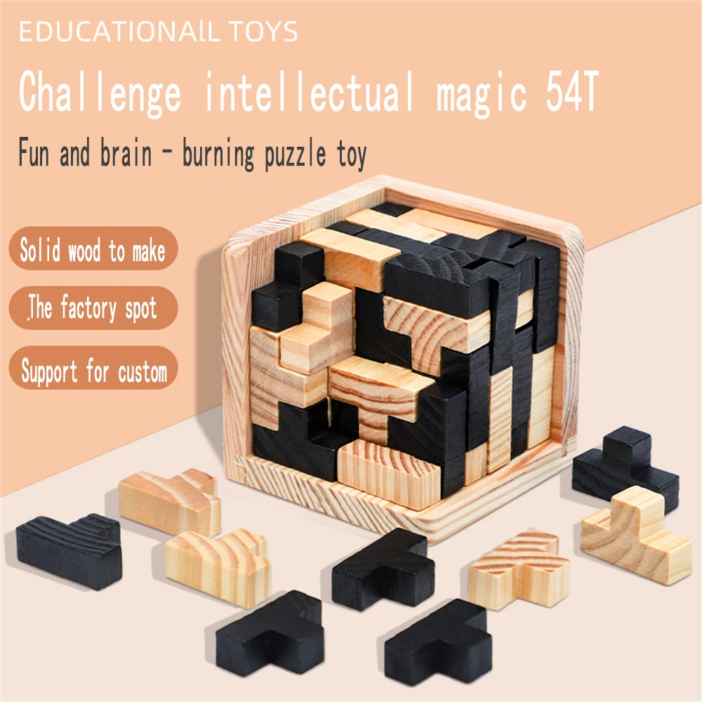 Modou 54t Wooden Cube Puzzle Toy Ming Luban Interlocking Educational Toy For Children Kid Brain Teaser Early Learning Toy Gift
Modou 54t Wooden Cube Puzzle Toy Ming Luban Interlocking Educational Toy For Children Kid Brain Teaser Early Learning Toy Gift