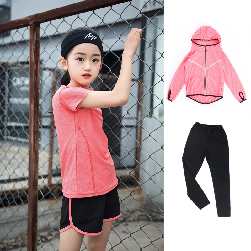 Children Fitness Tights Gym Clothing Girl Kids Leggings Running Tracksuit Girls Training Jogging Suits Sports Workout Yoga Set
Children Fitness Tights Gym Clothing Girl Kids Leggings Running Tracksuit Girls Training Jogging Suits Sports Workout Yoga Set