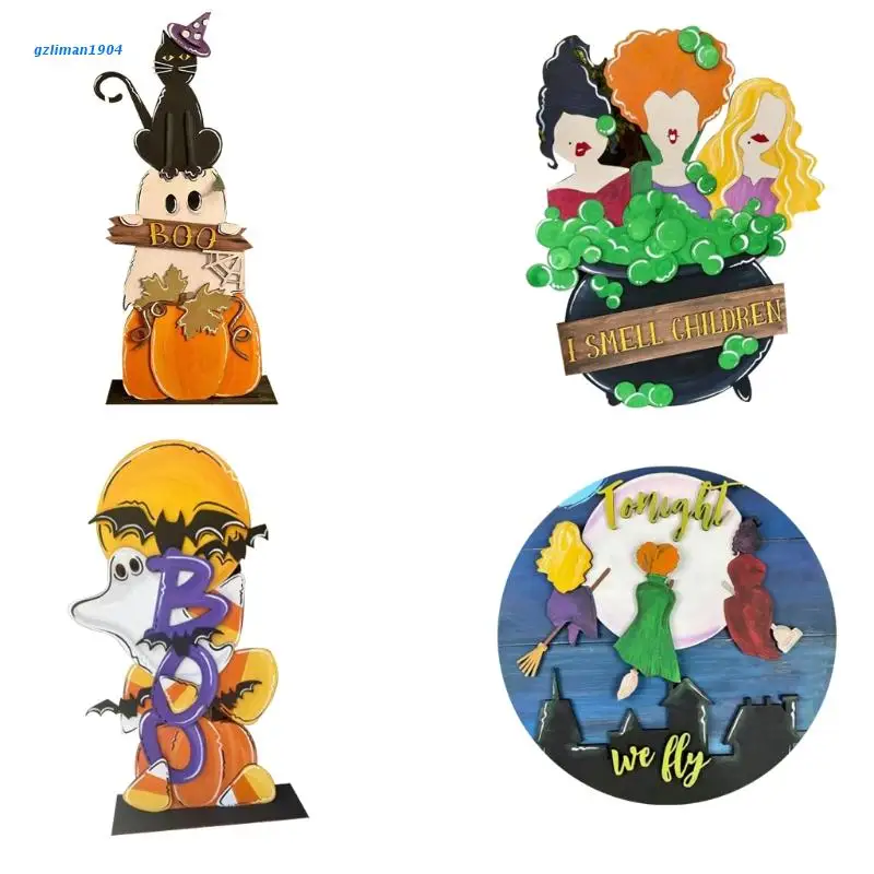 P15D Halloween Ornament Wooden Welcome Sign for front Door Porch Decoration Crafts
P15D Halloween Ornament Wooden Welcome Sign for front Door Porch Decoration Crafts