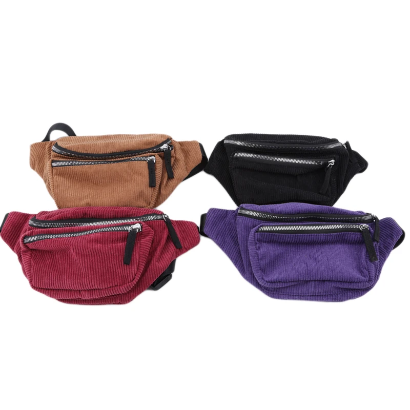 corduroy Waist Bag designer Zipper Chest Bag Sport travel Girl Waist Belt Bags Fashion Phone Waist Pack for women
corduroy Waist Bag designer Zipper Chest Bag Sport travel Girl Waist Belt Bags Fashion Phone Waist Pack for women