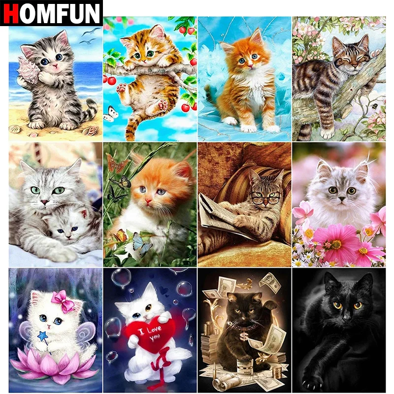 Алмазная 5D Вышивка HOMFUN, картина «животное, кошка, пейзаж», вышивка крестиком, полноразмерная/круглая, домашний декор, подарок
Алмазная 5D Вышивка HOMFUN, картина «животное, кошка, пейзаж», вышивка крестиком, полноразмерная/круглая, домашний декор, подарок