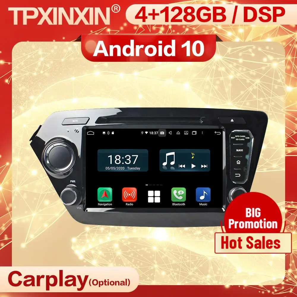 4+128G Carplay 2 Din Android 10 Multimedia Stereo Receiver For KIA K2 2011 2012 Auto Wifi BT Radio Audio Video Player Head Unit
4+128G Carplay 2 Din Android 10 Multimedia Stereo Receiver For KIA K2 2011 2012 Auto Wifi BT Radio Audio Video Player Head Unit