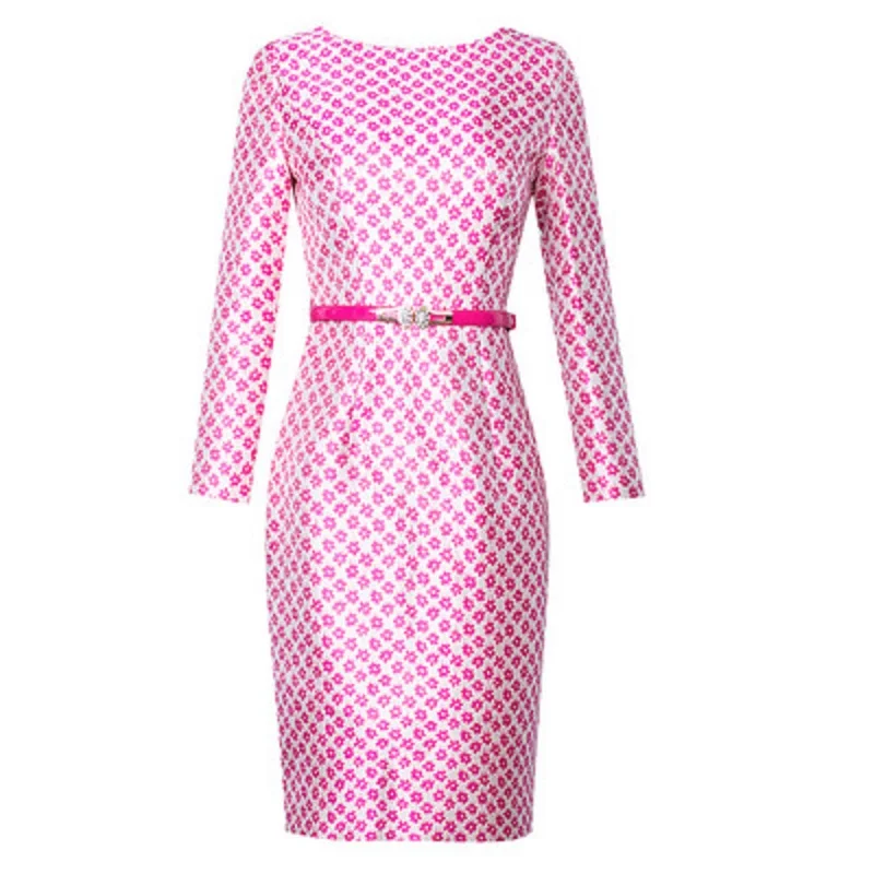 Fashion Office lady New print Jacquard dresses 2021 Autumn Spring casual dress women's slim patchwork luxury long sleeve skirt
Fashion Office lady New print Jacquard dresses 2021 Autumn Spring casual dress women's slim patchwork luxury long sleeve skirt