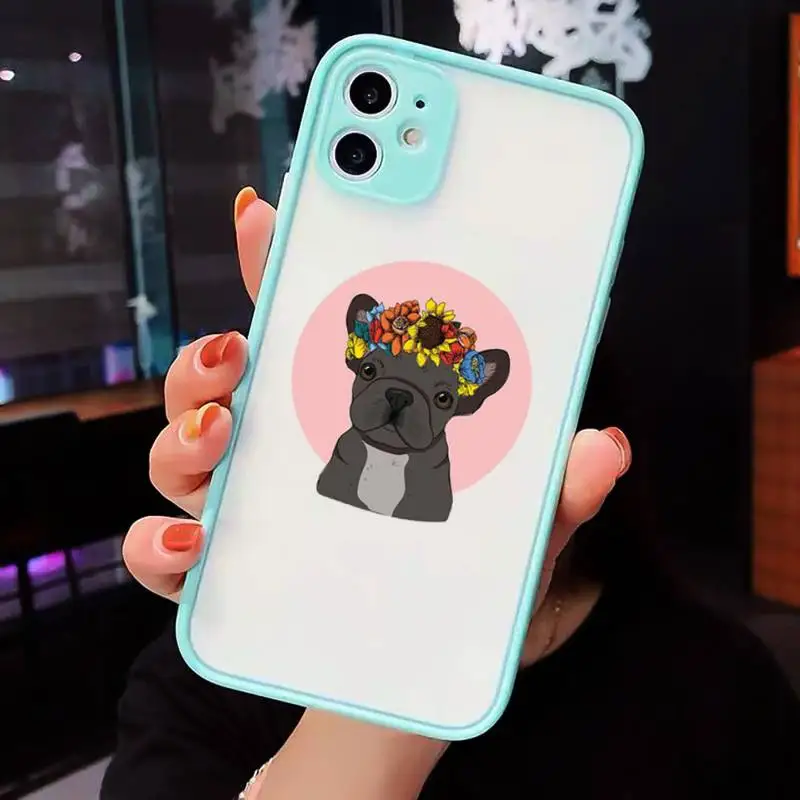 Cute Pug Dog cartoon French Bulldog Phone Case matte transparent For iphone 7 8 11 12 plus mini x xs xr pro max cover
Cute Pug Dog cartoon French Bulldog Phone Case matte transparent For iphone 7 8 11 12 plus mini x xs xr pro max cover
