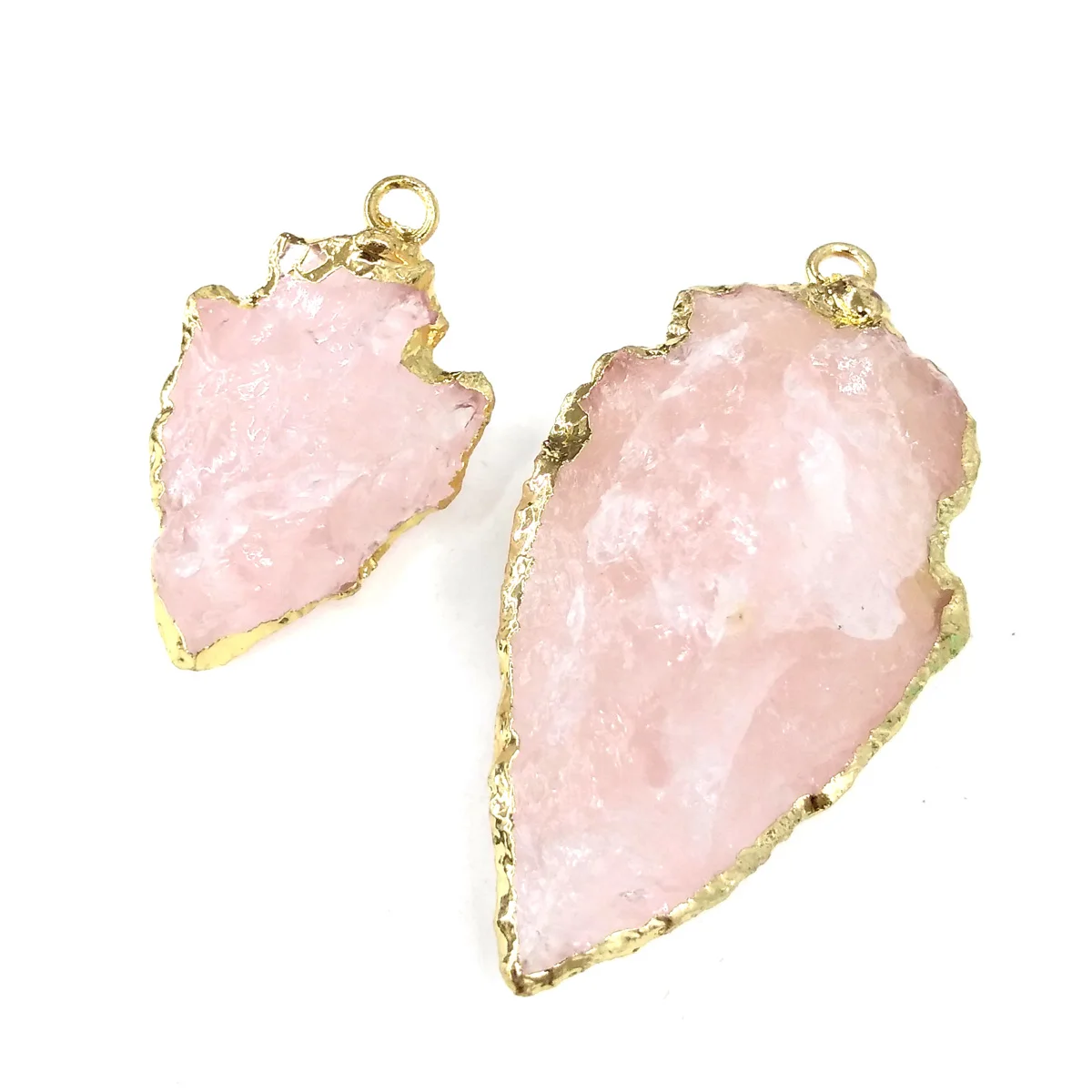 Natural Semi-precious Stone Leaf shape Gold-plated Agate Boutique Pink Pendant for Women DIY Fashion Charm Necklace Jewelry Gift 
Natural Semi-precious Stone Leaf shape Gold-plated Agate Boutique Pink Pendant for Women DIY Fashion Charm Necklace Jewelry Gift