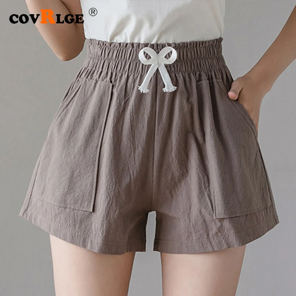 Lace Up Shorts With three-quarter Pockets Plus Size Summer Women Casual Loose Bandage Short Vintage Loose Wide Leg Shorts WKD004
Lace Up Shorts With three-quarter Pockets Plus Size Summer Women Casual Loose Bandage Short Vintage Loose Wide Leg Shorts WKD004