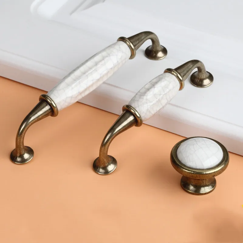 Antique Crack Design Wardrobe Door Knobs Handles Marble Ceramic Cabinet Drawer Knobs European Style Furniture Hardware
Antique Crack Design Wardrobe Door Knobs Handles Marble Ceramic Cabinet Drawer Knobs European Style Furniture Hardware