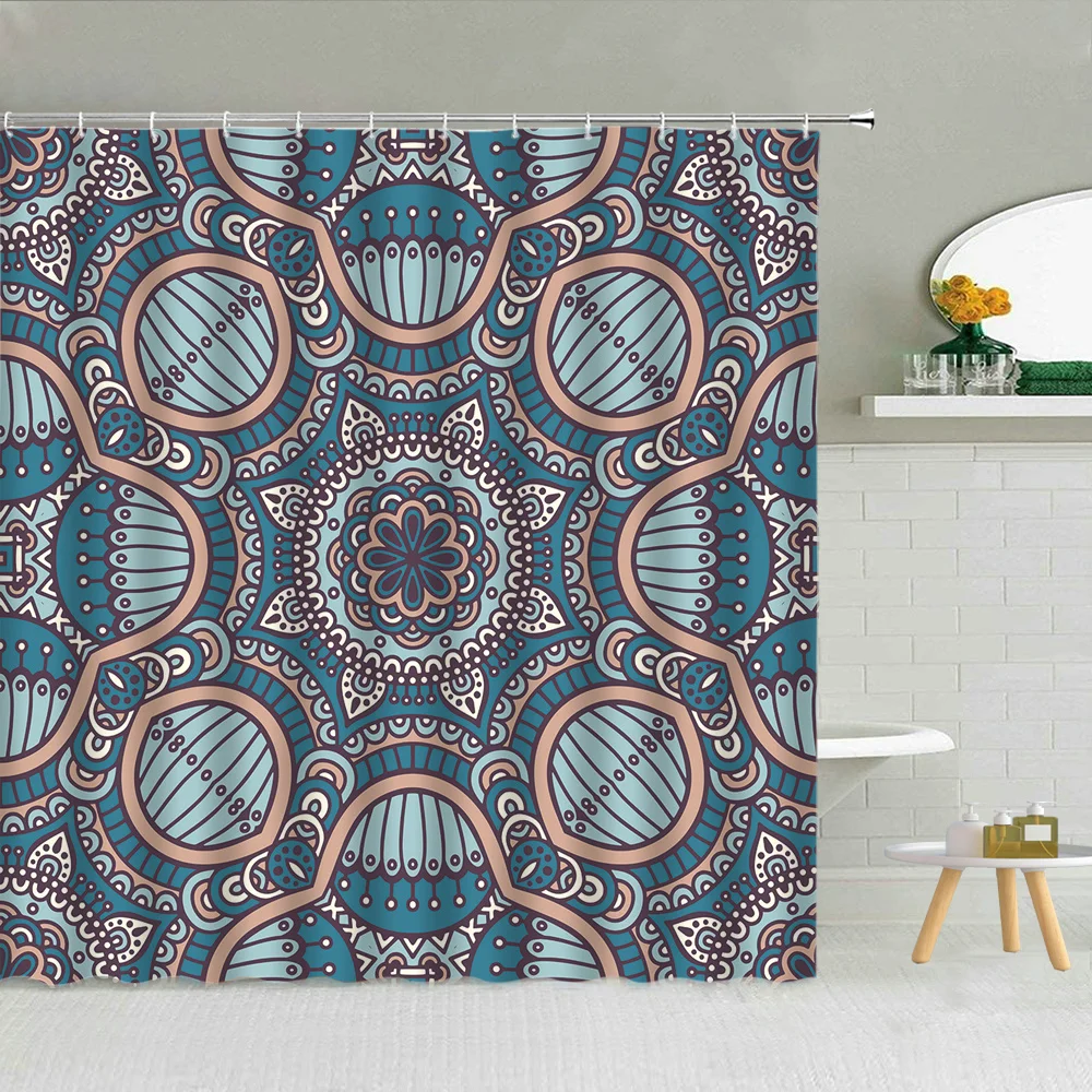 Bohemian Shower Curtain Set Mandala Flower Elephant Colorful Geometric Pattern Waterproof Fabric Bathroom Curtains Home Decor
Bohemian Shower Curtain Set Mandala Flower Elephant Colorful Geometric Pattern Waterproof Fabric Bathroom Curtains Home Decor