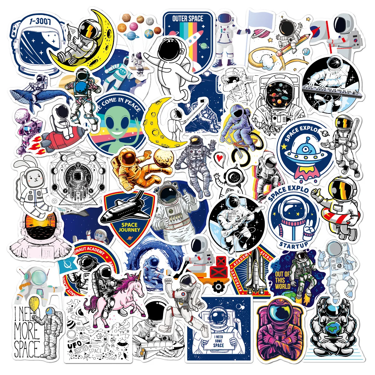 10/30/50PCS Zhang Astronaut Space Station Cartoon Stickers Moon Rocket Universe Trolley Computer Graffiti Sticker Wholesale
10/30/50PCS Zhang Astronaut Space Station Cartoon Stickers Moon Rocket Universe Trolley Computer Graffiti Sticker Wholesale