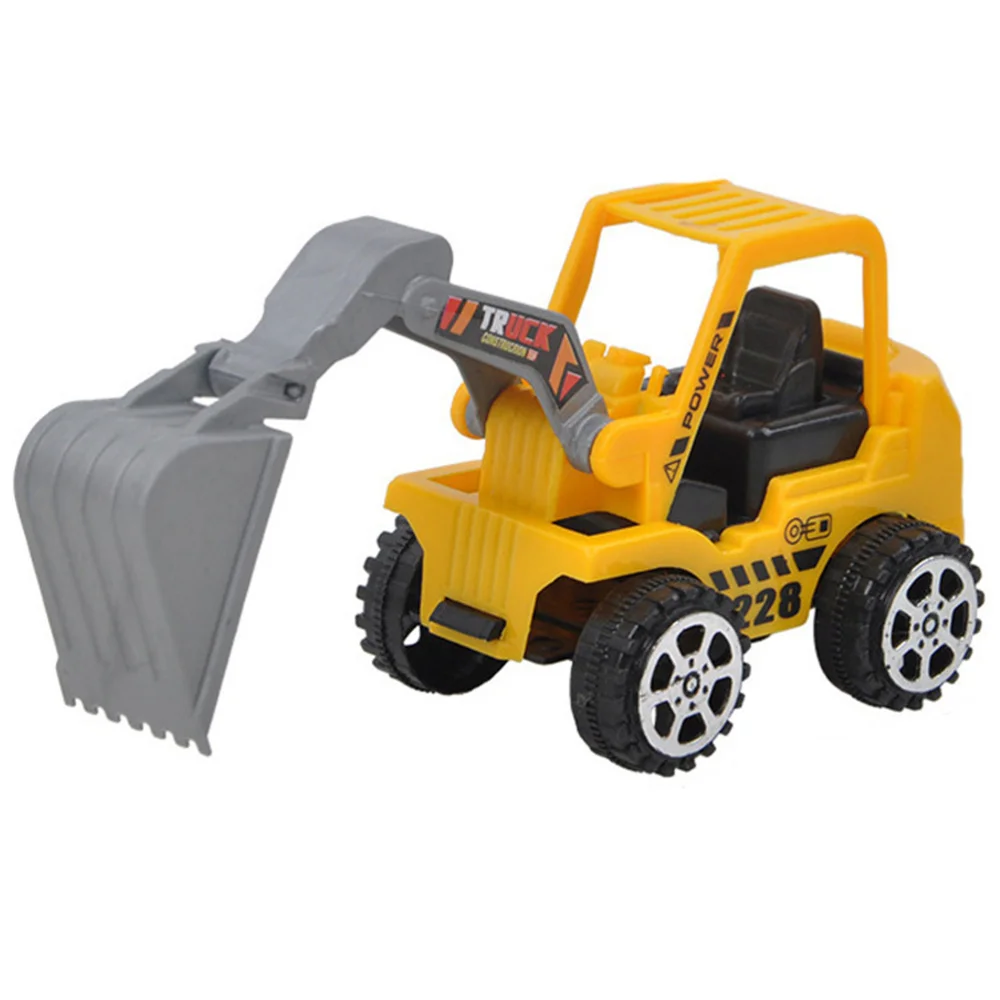 

10 шт., игрушечные мини-машинки, модель экскаватора, игрушки, Забавный инженерный грузовик, игрушечный домик для раннего развития игрушек для...
