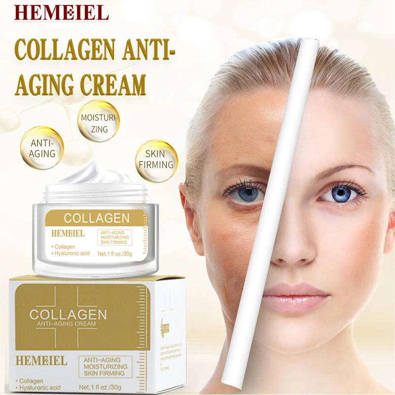 HEMEIEL Face Cream Deep Hydration Anti-Aging Brightening Anti-wrinkle Firming Protein Collagen Cream Face Skin Care Whitening
HEMEIEL Face Cream Deep Hydration Anti-Aging Brightening Anti-wrinkle Firming Protein Collagen Cream Face Skin Care Whitening