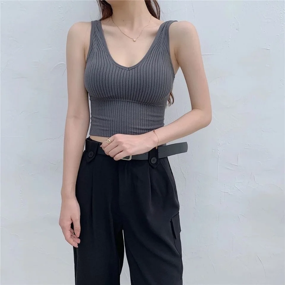 Women's Tube Tank Sports Top Bra Crop Top Female Sexy Women Summer Tops for Girls Seamless Bralette Underwear Without Underwire
Women's Tube Tank Sports Top Bra Crop Top Female Sexy Women Summer Tops for Girls Seamless Bralette Underwear Without Underwire