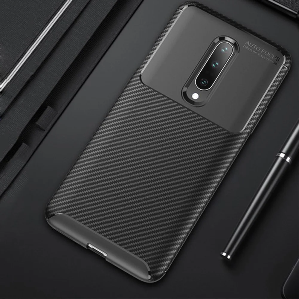 Чехол для Oneplus 7 T Pro чехол из углеродного волокна телефона с полной защитой One plus 360