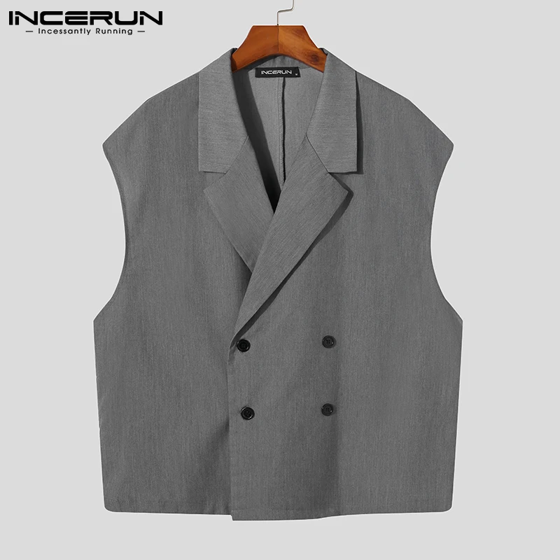 INCERUN Tops 2022 Casual Style New Men's Stylish Waistcoat Solid Comfortable Vests Sleeveless Double-breasted Suits Shirt S-5XL
INCERUN Tops 2022 Casual Style New Men's Stylish Waistcoat Solid Comfortable Vests Sleeveless Double-breasted Suits Shirt S-5XL