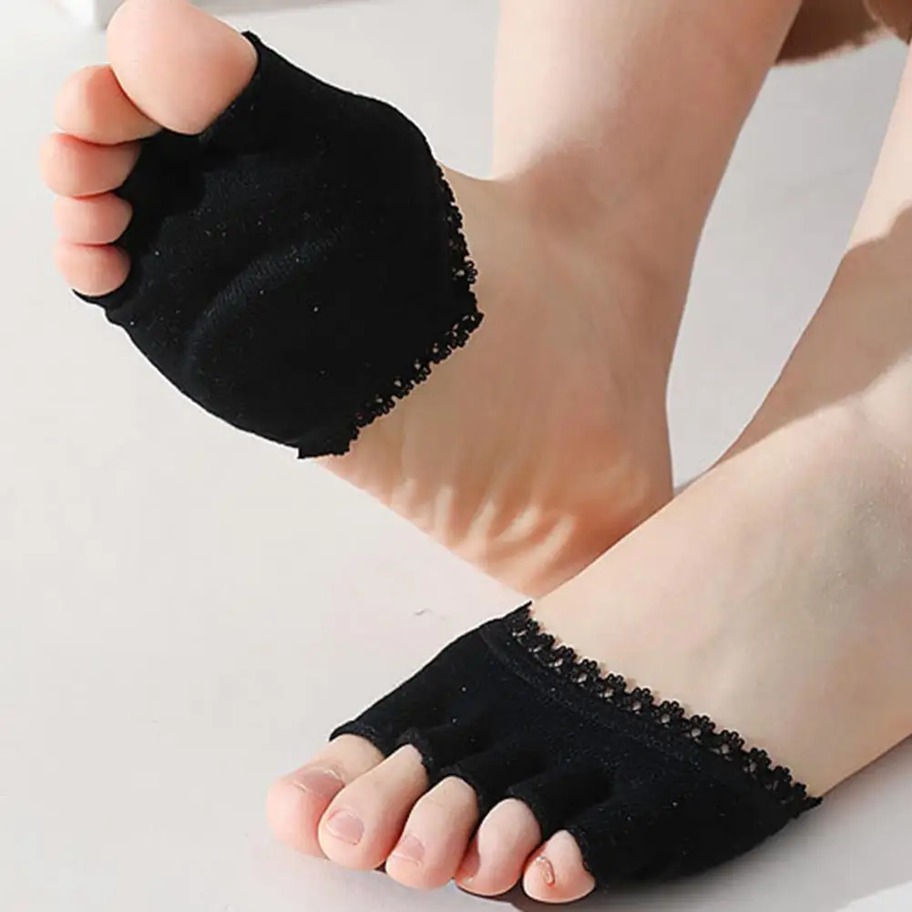 2Pcs Toe Cover Lace Seamless Fit Cotton Outdoor Half Foot Sock Forefoot Socks Female Half Foot Toe Cover for Summer
2Pcs Toe Cover Lace Seamless Fit Cotton Outdoor Half Foot Sock Forefoot Socks Female Half Foot Toe Cover for Summer