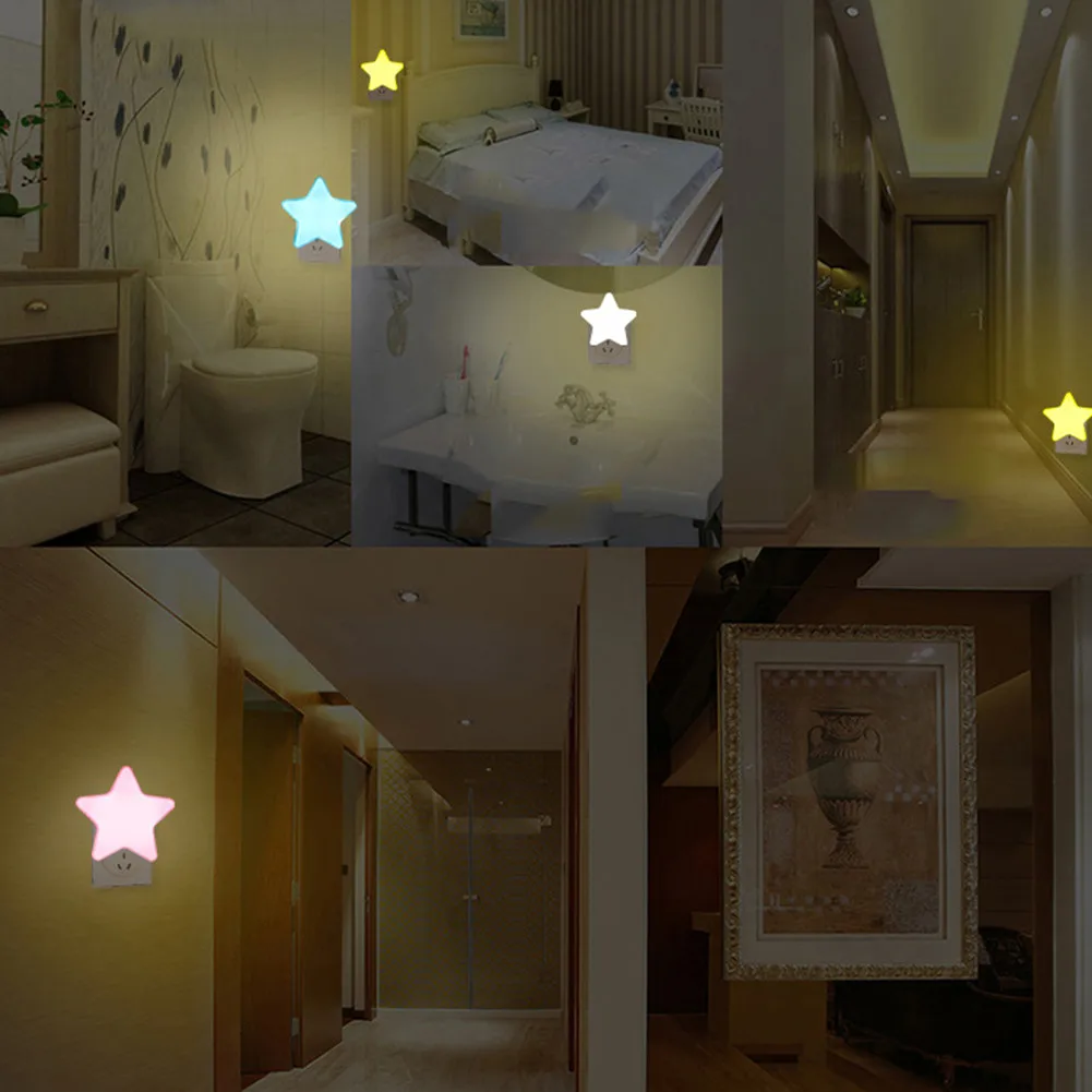 2X EU LED Night Light Sensor Control Energy Saving Control Decor Children Living Room Bedroom Night Light 220V
2X EU LED Night Light Sensor Control Energy Saving Control Decor Children Living Room Bedroom Night Light 220V
