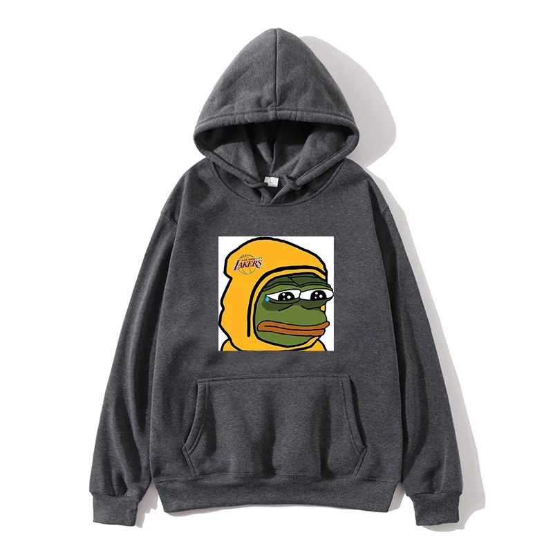 2021 New Frog Head Print Hoodie Fall/Winter Sweater Unisex Men And Women Casual Student Fashion Hooded Sweater Long Sleeves
2021 New Frog Head Print Hoodie Fall/Winter Sweater Unisex Men And Women Casual Student Fashion Hooded Sweater Long Sleeves
