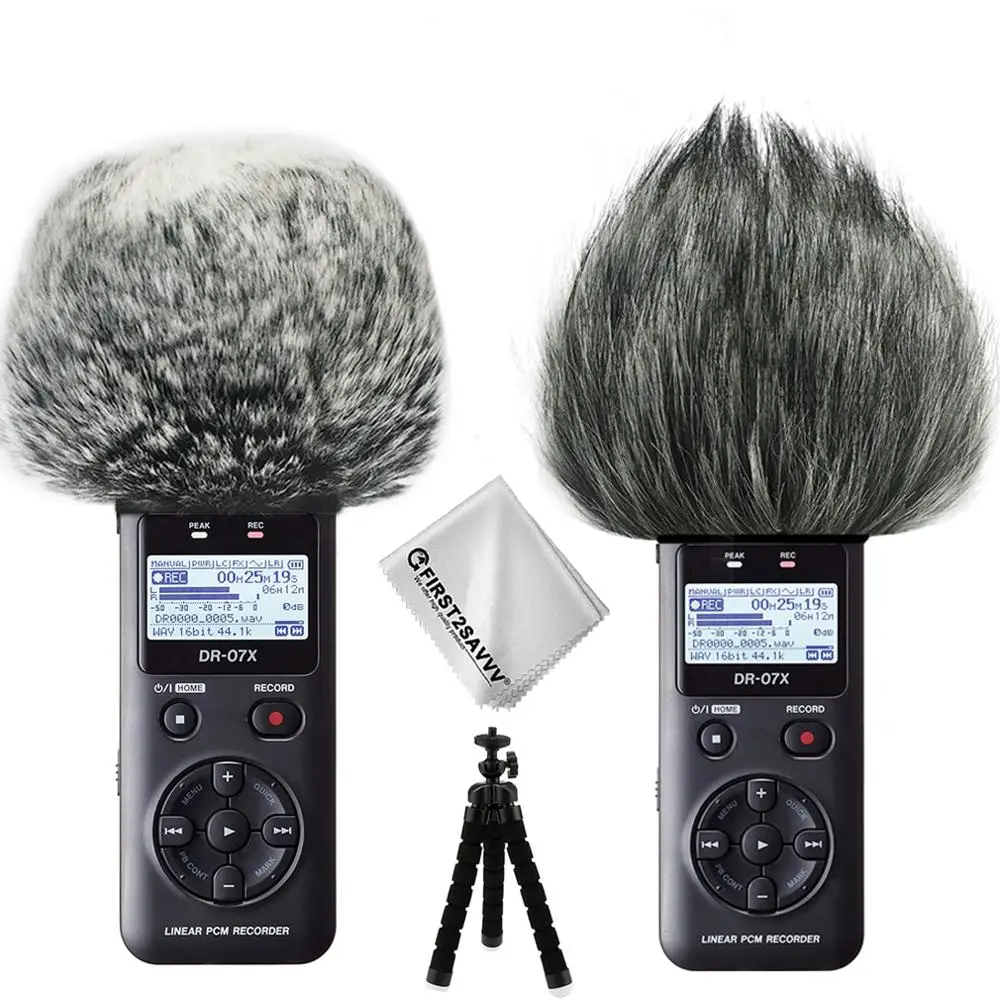 Outdoor Portable Digital Recorders Furry Microphone Mic Windscreen Wind Muff forTascam DR07X DR07MKII DR07+ mini tripod
Outdoor Portable Digital Recorders Furry Microphone Mic Windscreen Wind Muff forTascam DR07X DR07MKII DR07+ mini tripod