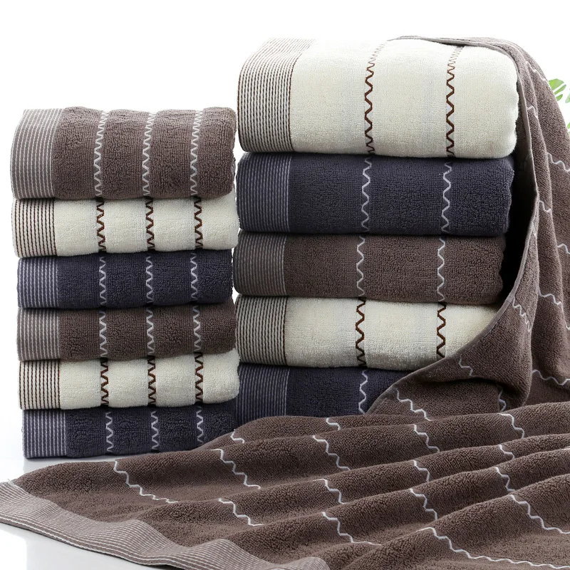 Cotton Bath Shower Towel Thick Towels Water Ripple Home Hotel Towel Adults Kids Bad hand doek Toalha de banho Serviette de bain
Cotton Bath Shower Towel Thick Towels Water Ripple Home Hotel Towel Adults Kids Bad hand doek Toalha de banho Serviette de bain