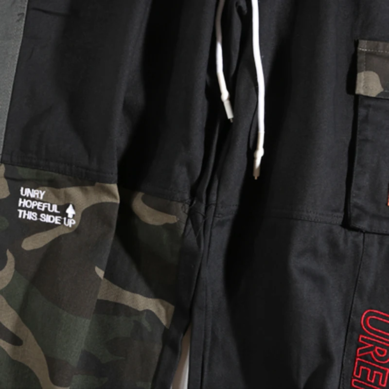 11 BYBB'S DARK Camouflage Patchwork Side Pocket Cargo Pants Men Harajuku Streetwear Harem Joggers Track Hip Hop Trousers
11 BYBB'S DARK Camouflage Patchwork Side Pocket Cargo Pants Men Harajuku Streetwear Harem Joggers Track Hip Hop Trousers