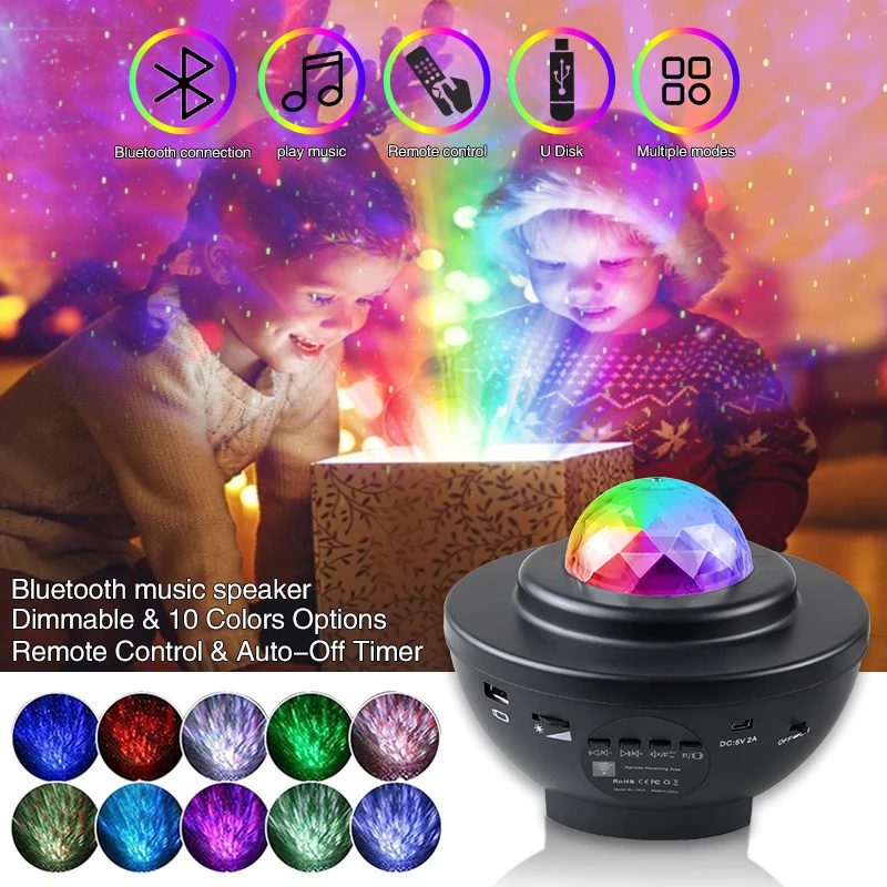 Christmas Lights Projector, Ocean Wave Projection Device, Bluetooth, Voice Control
Christmas Lights Projector, Ocean Wave Projection Device, Bluetooth, Voice Control