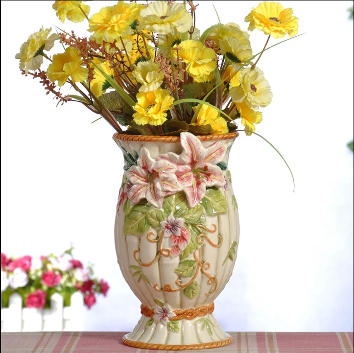 ceramic creative lily flowers vase pot home decor crafts room decoration handicraft porcelain figurines wedding decorations
ceramic creative lily flowers vase pot home decor crafts room decoration handicraft porcelain figurines wedding decorations