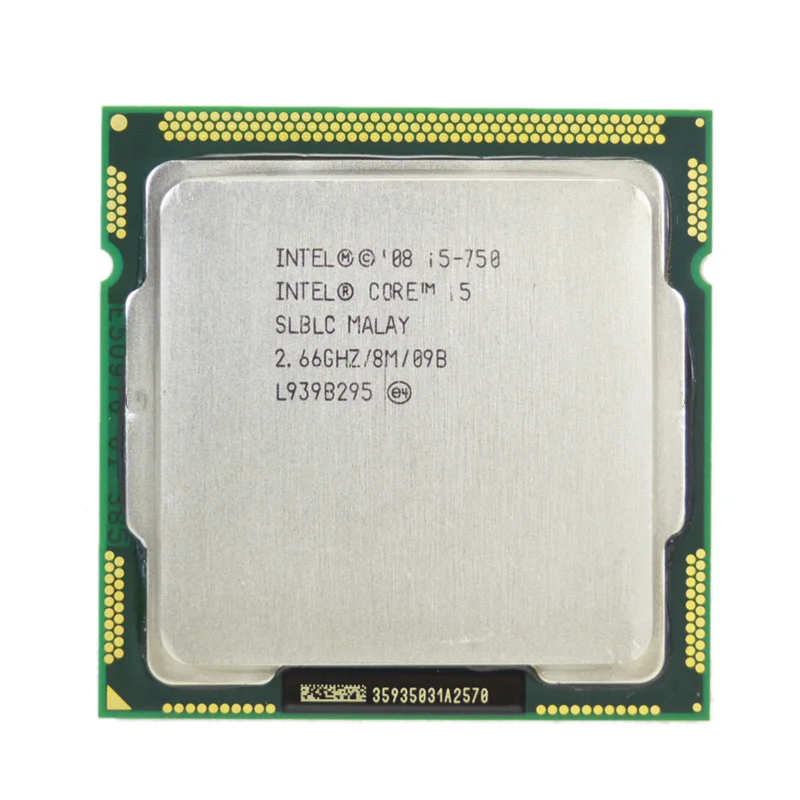 Original Intel Core i5 750 Processor 2.66 GHz 8 MB Cache LGA1156 Desktop I5-750 CPU
Original Intel Core i5 750 Processor 2.66 GHz 8 MB Cache LGA1156 Desktop I5-750 CPU