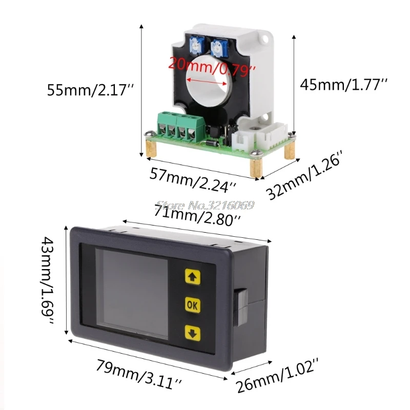 

Digital DC Multimeter 0-90V 0-100A Voltmeter Ammeter Power Capacity Time Meter Monitor,Charge-Discharge Battery Tester Dropship