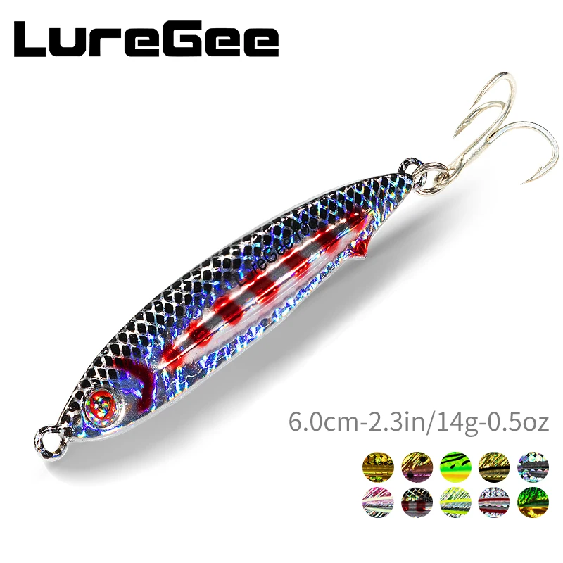 LureGee Aviator 10g/14g/19g Metal Jig Jumping Shore Jigging Spoon Sea Fishing Lure Saltwater Snapper Trout Mackerel Bait Jigs
LureGee Aviator 10g/14g/19g Metal Jig Jumping Shore Jigging Spoon Sea Fishing Lure Saltwater Snapper Trout Mackerel Bait Jigs