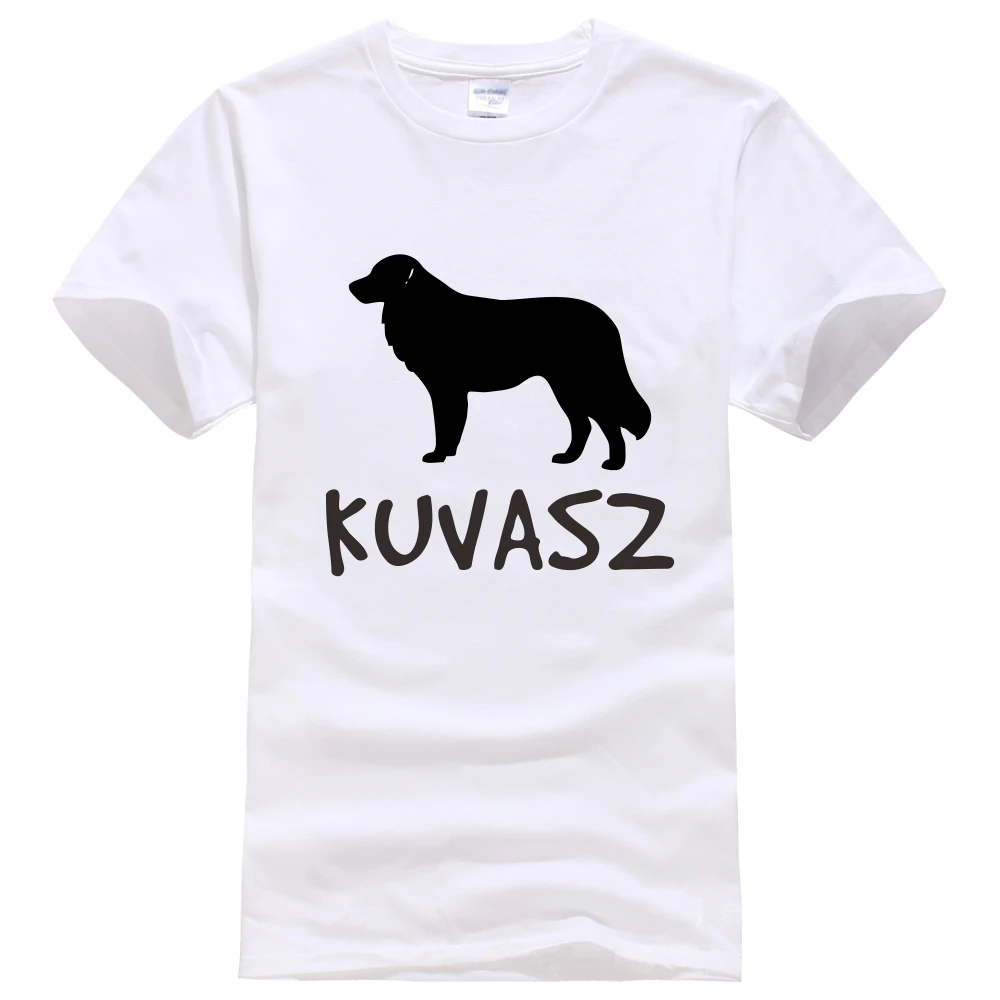 Kuvasz dog lover owner футболка унисекс модная женская мужская с коротким рукавом Модная