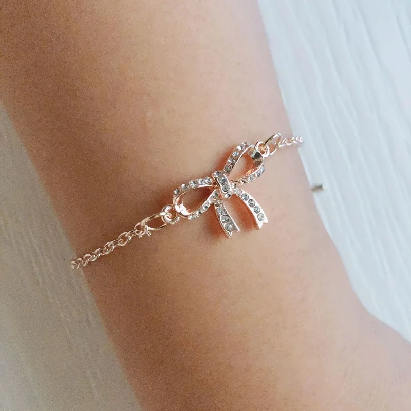 2021 New Style Bracelet for Women Bowknot Girl Fashion Design Luxury Female Charm Bangle Tennis Chain Jewelry Lover Gift
2021 New Style Bracelet for Women Bowknot Girl Fashion Design Luxury Female Charm Bangle Tennis Chain Jewelry Lover Gift