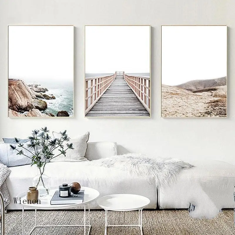 Scandinavian Nature Landscape Poster Nordic Decoration Canvas Art Print Coastal Bridge Wall Picture Painting Modern Home Decor
Scandinavian Nature Landscape Poster Nordic Decoration Canvas Art Print Coastal Bridge Wall Picture Painting Modern Home Decor